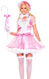 F1812 Halloween Fancy Pink Adult Princess Party Costume